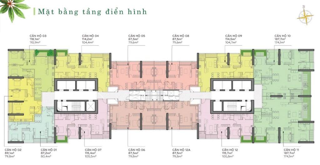 Mặt Bằng Tòa Park 2 Vinhomes Central Park: Sơ Đồ Tầng, Layout Chi Tiết & Bảng Giá 2026
