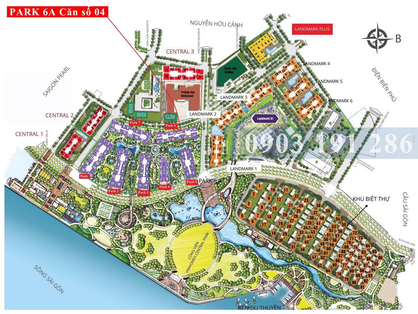 Hệ sinh thái tiện ích nội khu và môi trường sống tại Vinhomes Central Park Tân Cảng